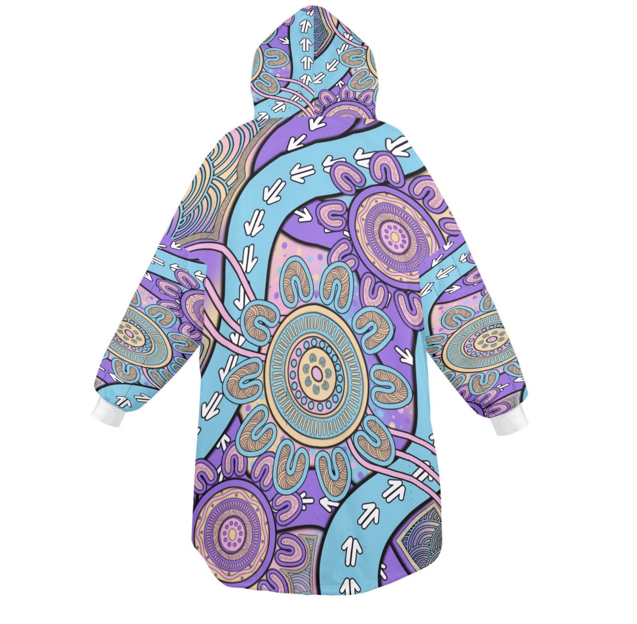 “Flow Of Connection” Kids Oversized Hoodie