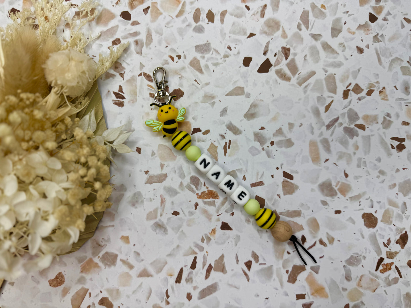 Bumble Bee Personalised Bag Tag