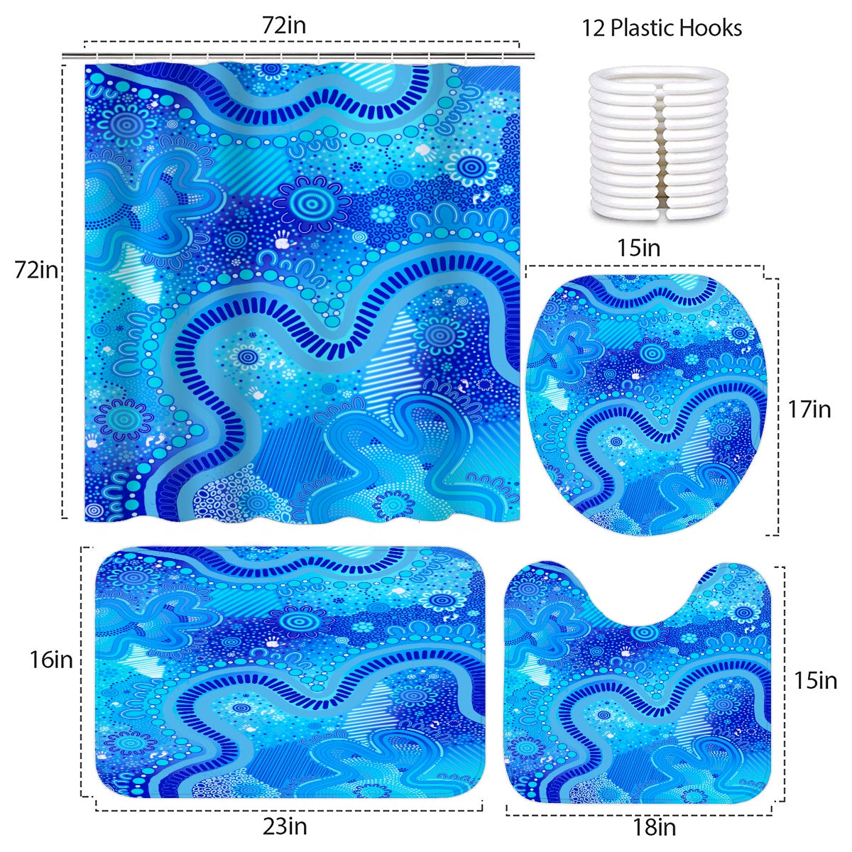“Rivers Of Sky, Pathways Of Spirit” Bathroom set