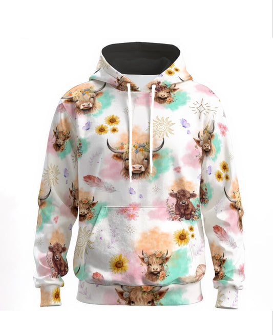 “Highland Cow” Unisex Hoodie