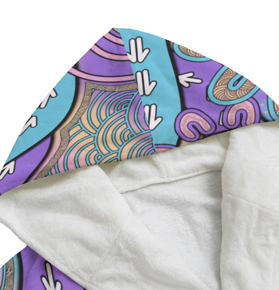 “Flow Of Connection” Women’s Robe