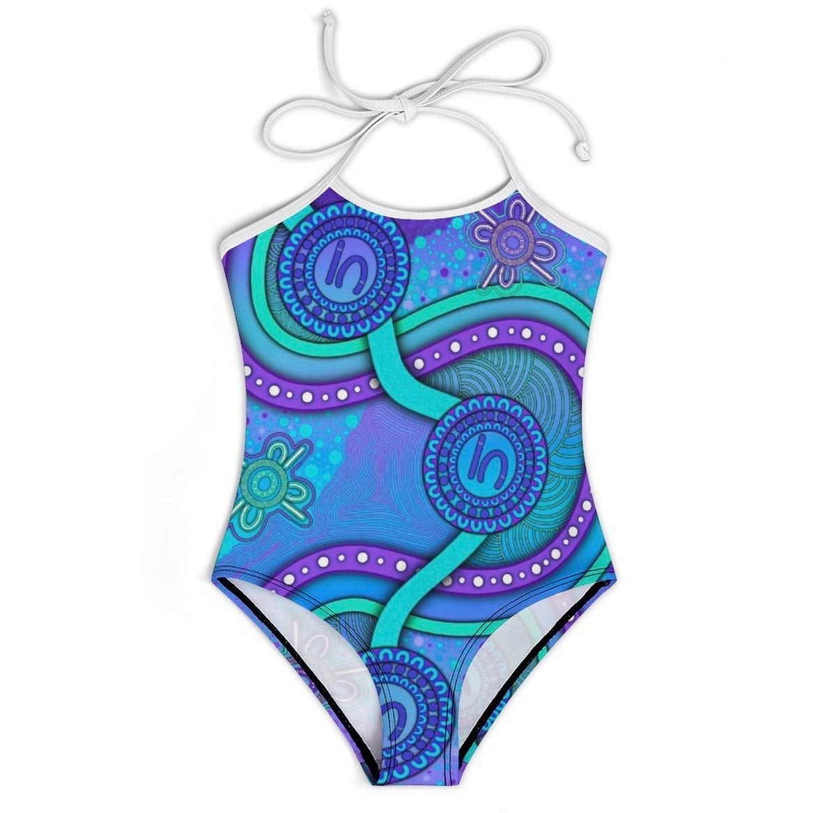 “Walking Together On Country” (Purple) toddler One Piece