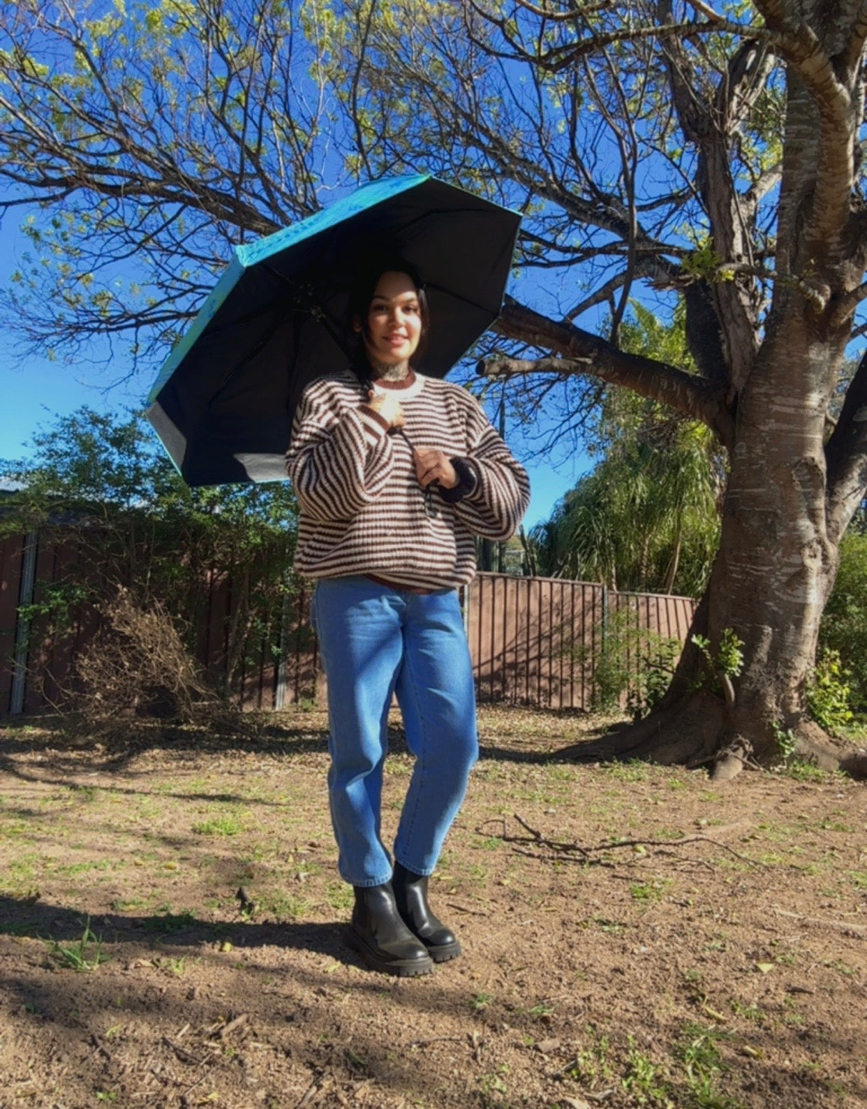 “Song Lines Of Water” Umbrella