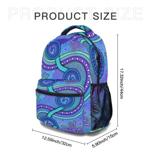 “Walking Together On Country” (Purple) Back Pack Set