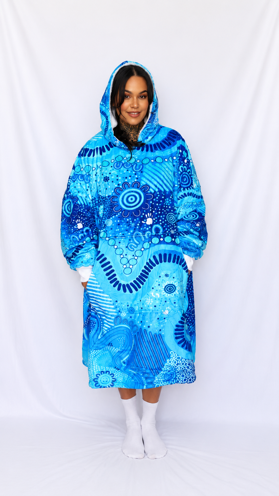 “Rivers Of Sky, Pathways Of Spirit ” Adult Oversized Hoodie
