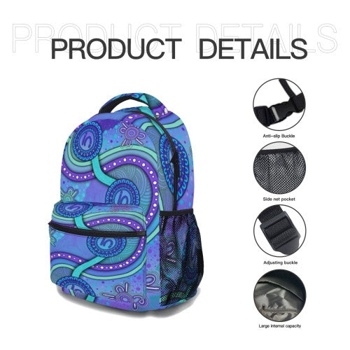 “Walking Together On Country” (Purple) Back Pack Set