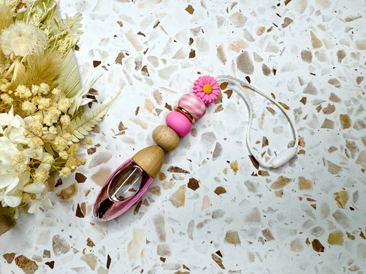 Pink Daisy Gingham Diffuser