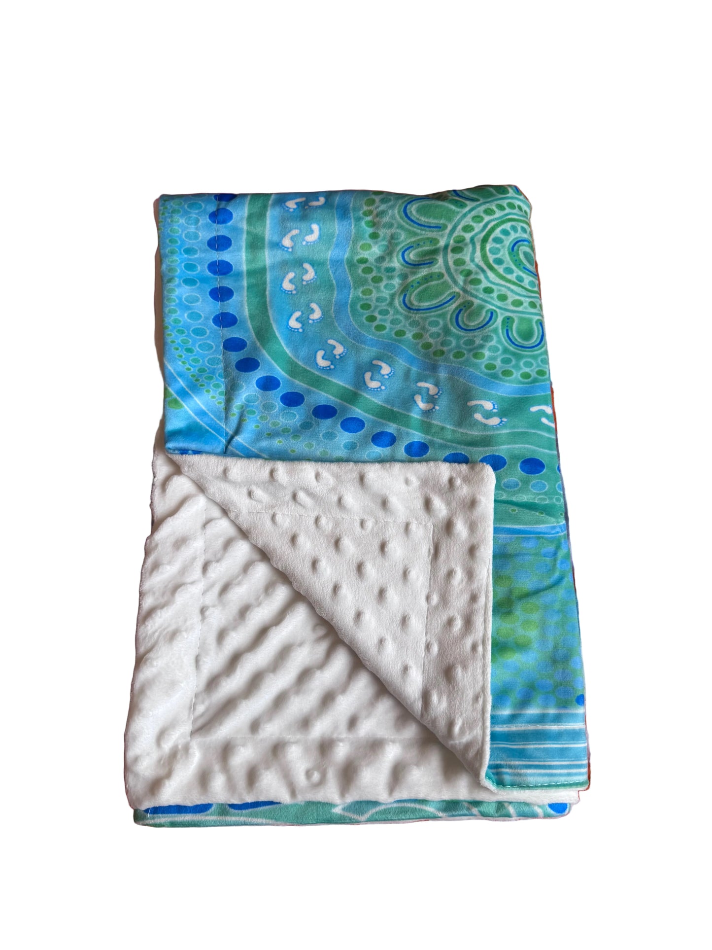 “Song Lines Of Water” Baby Blanket