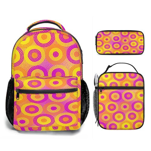 “Circles Of Sun And Spirit” Back Pack Set