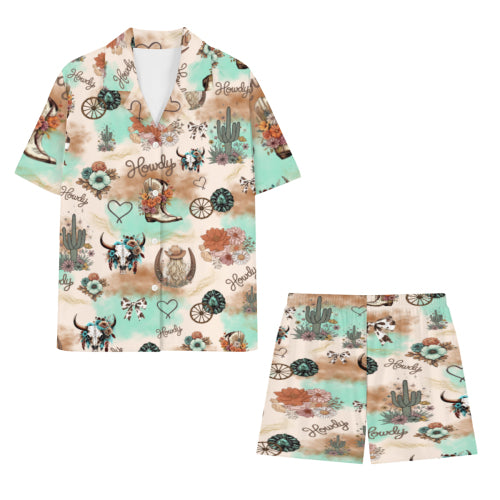 “Cow Girl” Women’s Cotton Pyjama Set