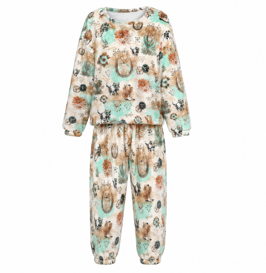 “Cow Girl” Women plush Pyjamas