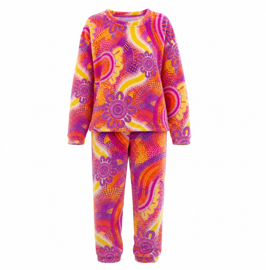 “Bright Spirit Journey” Women plush Pyjamas