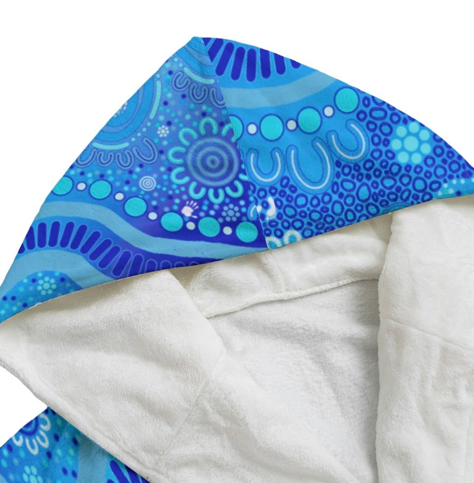 “Rivers Of Sky, Pathways Of Spirit” Women’s Robe
