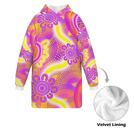“Bright Spirit Journey” Kids Oversized Hoodie