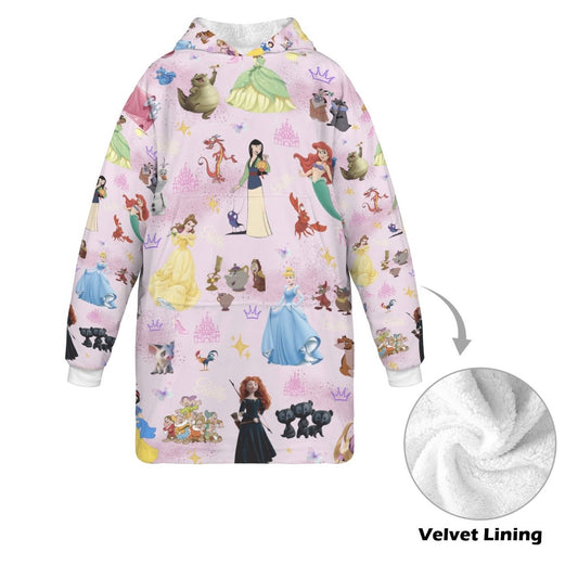 “Princess” Kids Oversized Hoodie