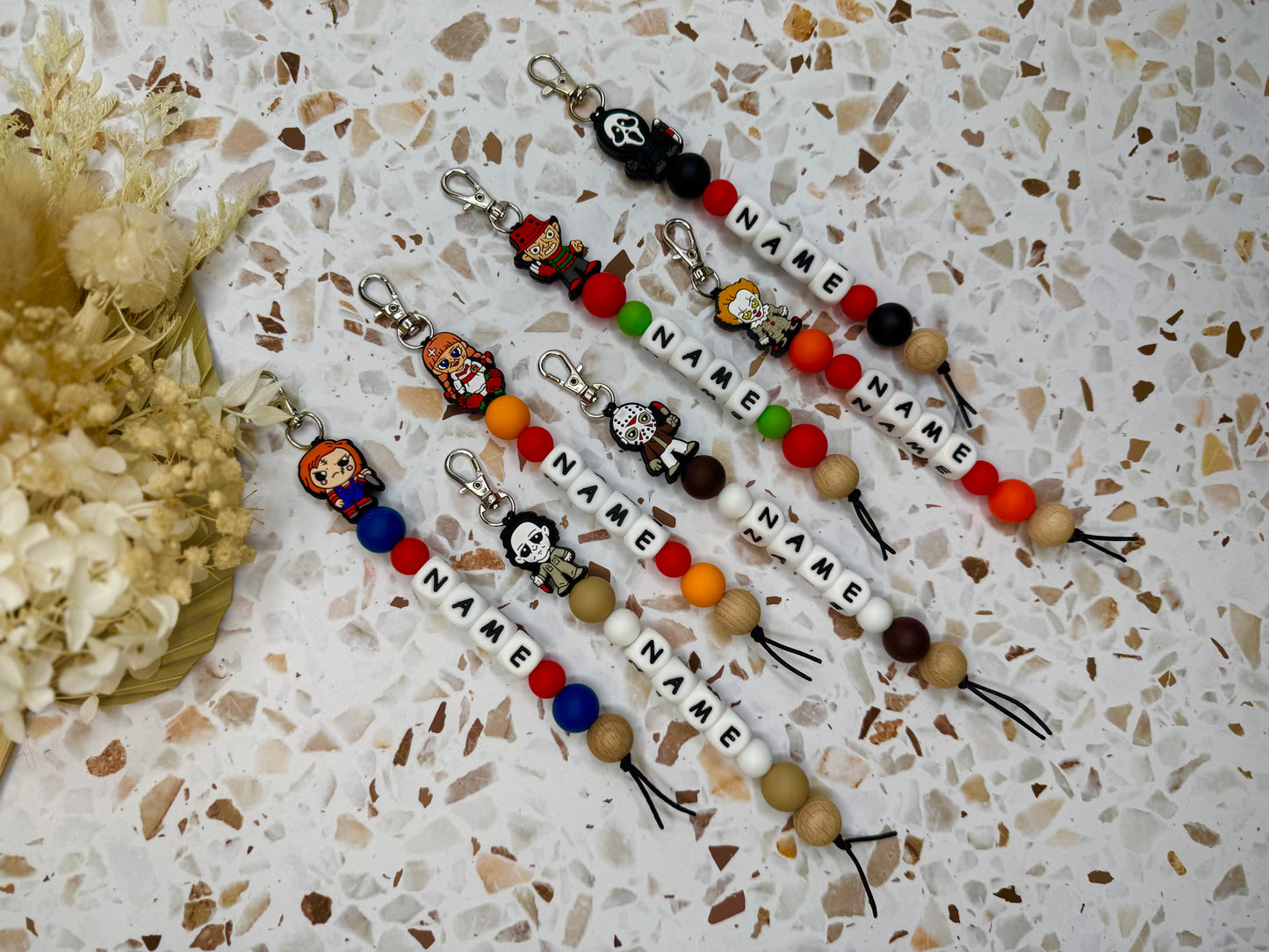 Thriller Characters Personalised Bag Tag