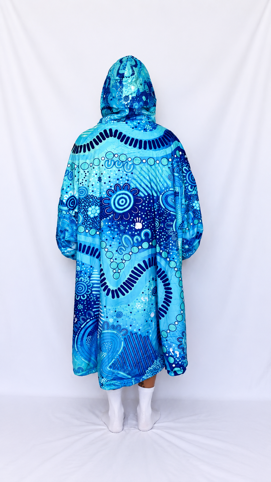 “Rivers Of Sky, Pathways Of Spirit ” Adult Oversized Hoodie
