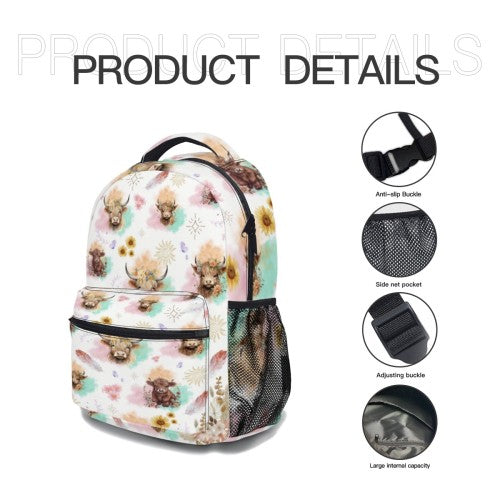 “Highland Cow” Back Pack Set