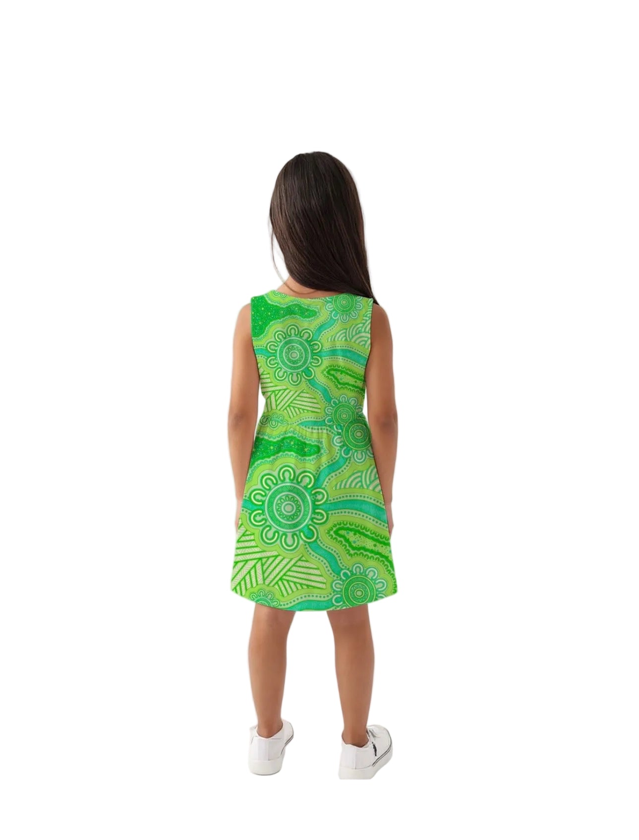 “Tracks Of Country” Kids Nanna Dress