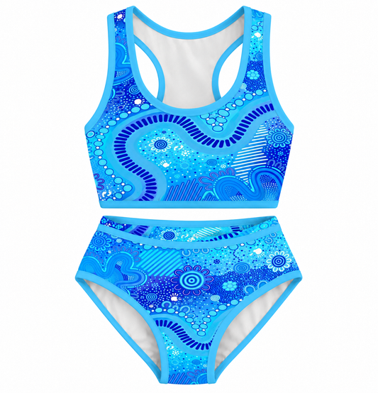 “Rivers Of Sky, Pathways Of Spirit” Kids Two Piece Set