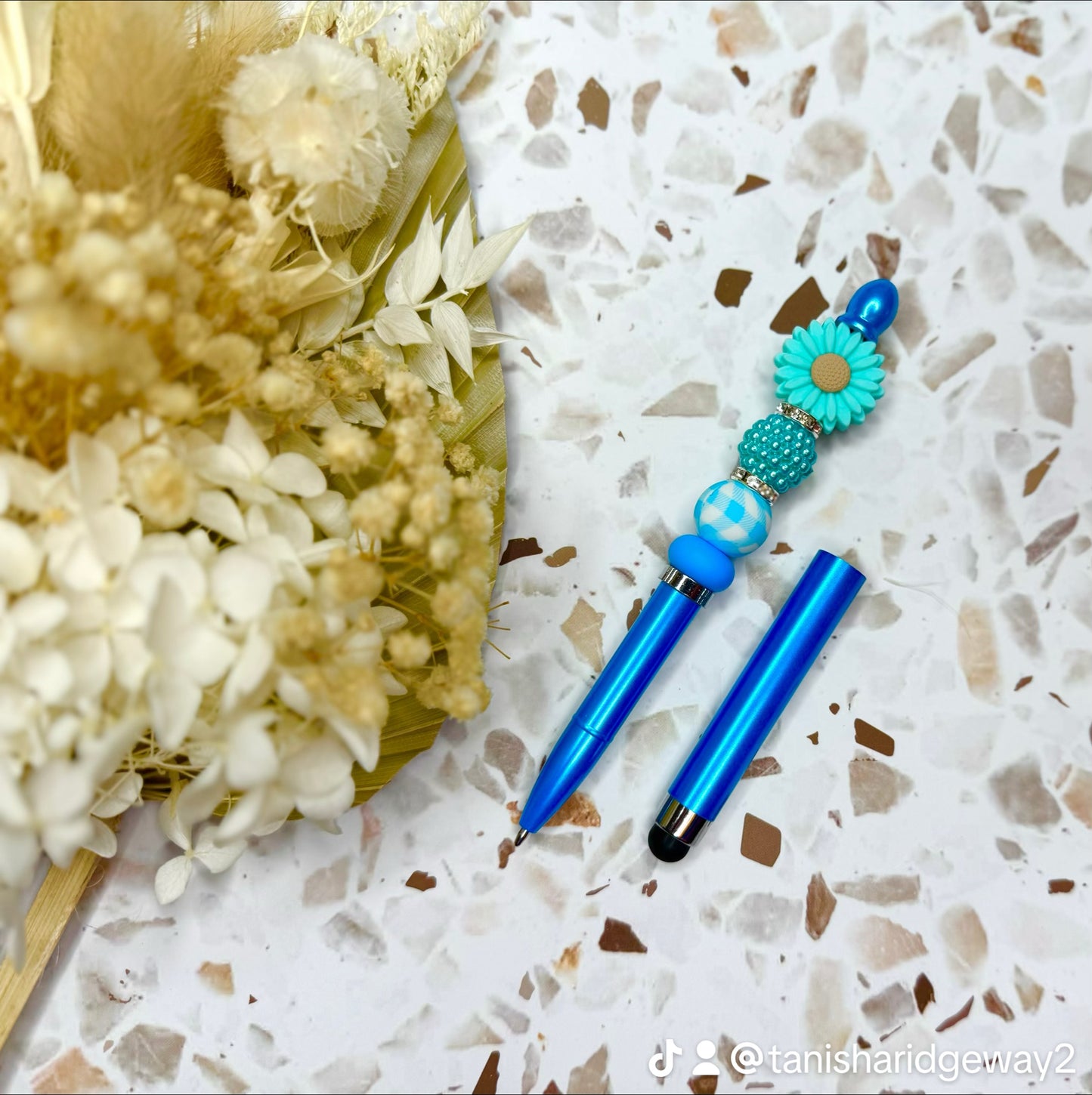 Blue Daisy Touch Pen