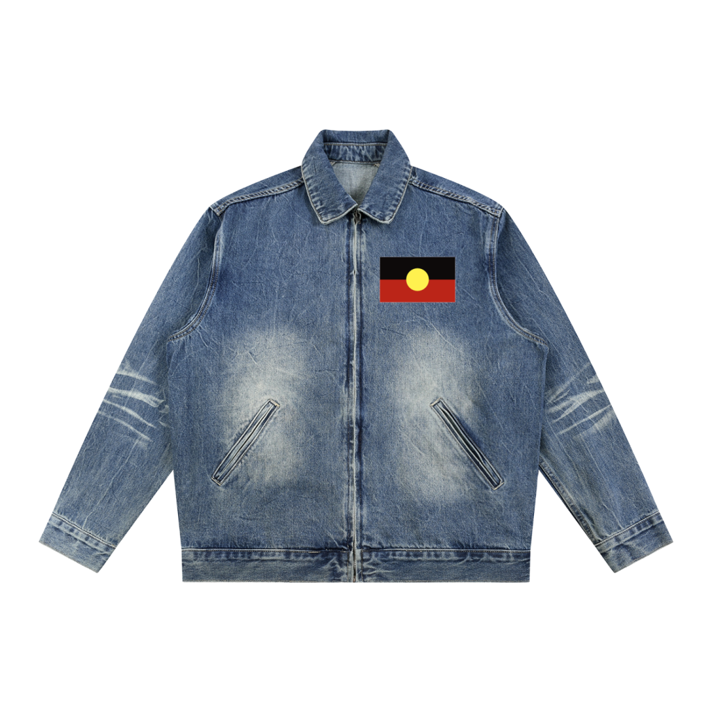 “Always Was Always Will Be” Unisex Denim Jacket