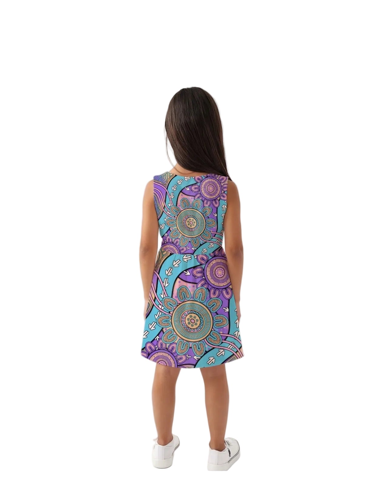 “Flow Of Connection” Kids Nanna Dress