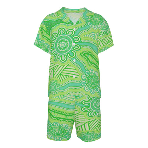 “Tracks Of Country” Kids Cotton Pyjama Set