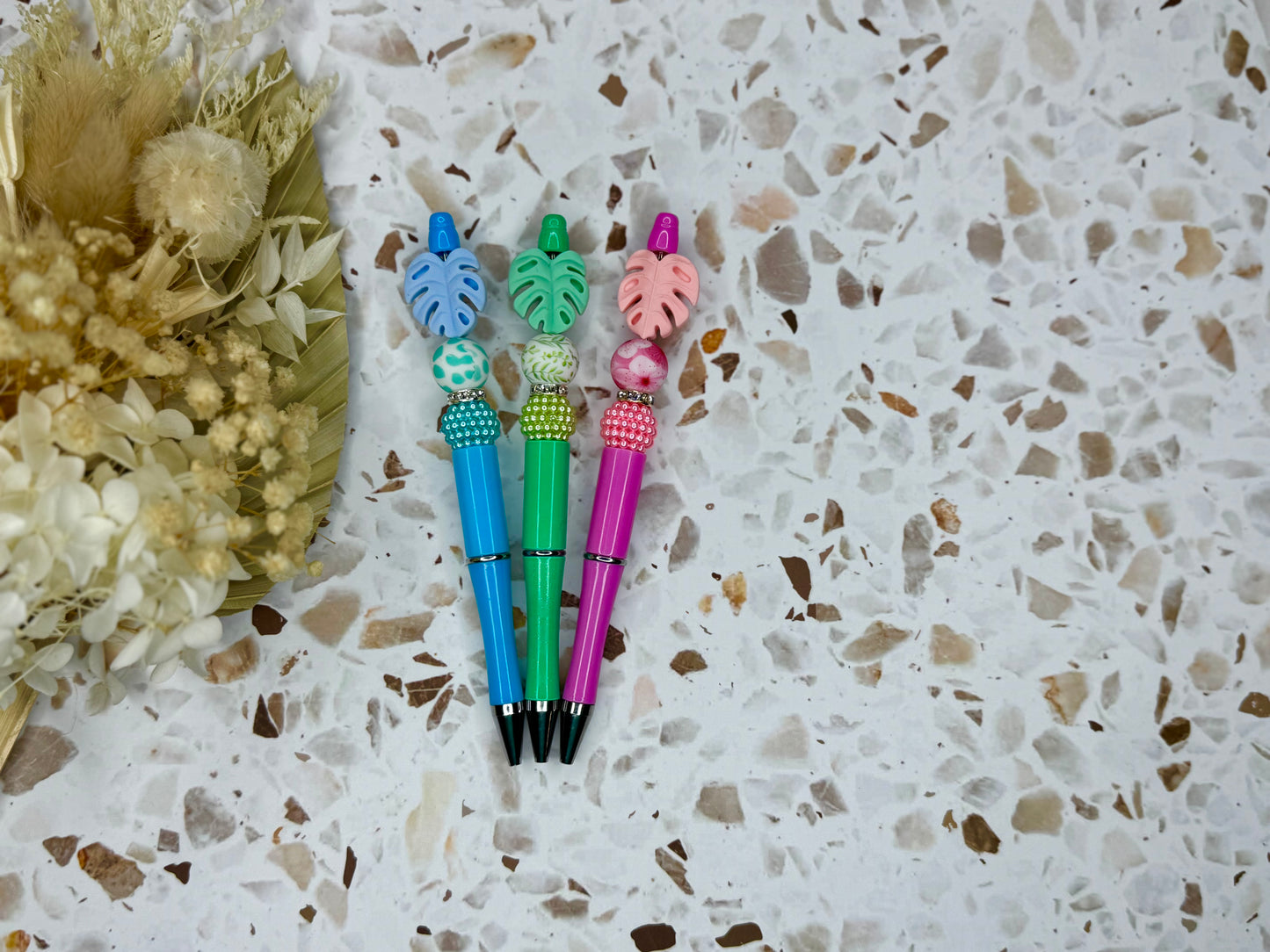 Monstera Leaf Pens