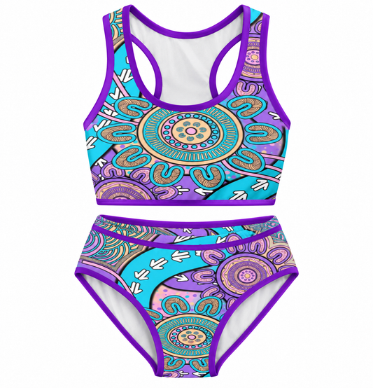 “Flow Of Connection” Kids Two Piece Set