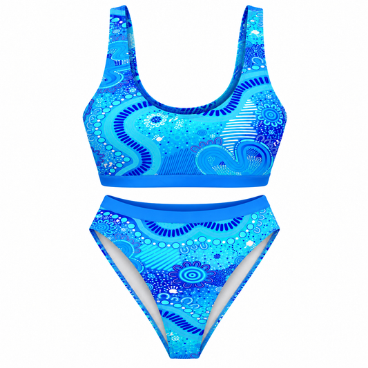 “Rivers Of Sky, Pathways Of Spirit” women’s Bikini Set