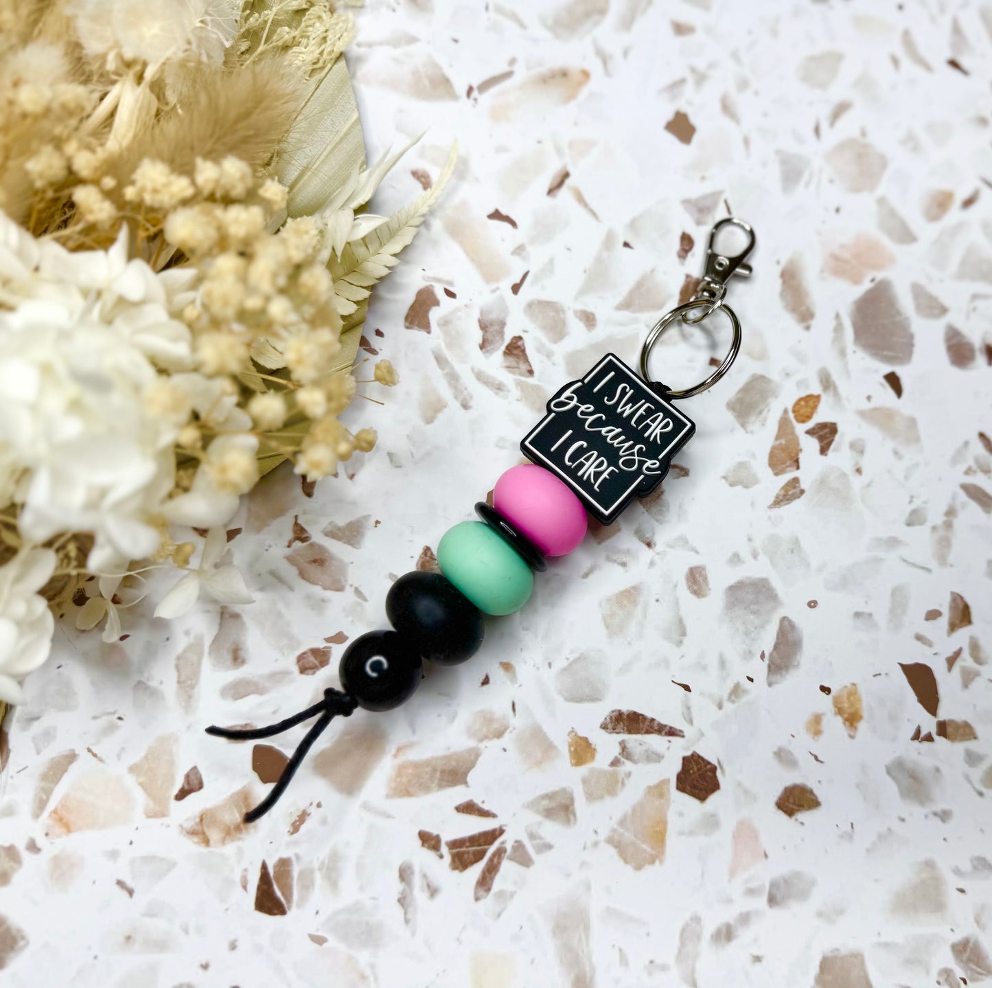 “I Swear Because I Care” Keychain