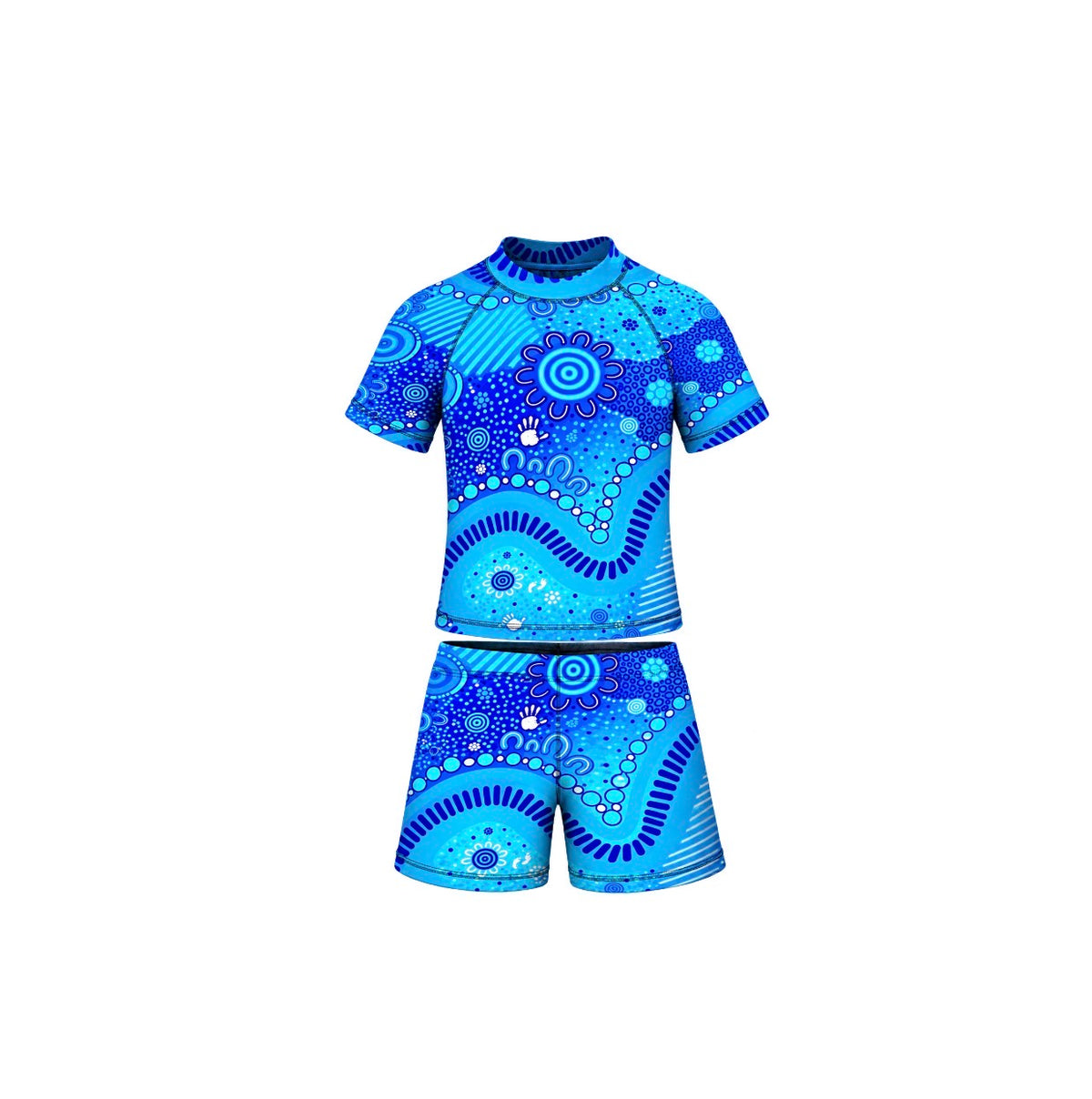 “Rivers Of Sky, Pathways Of Spirit” Boys Rashie Set