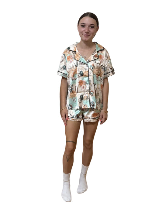 “CowGirl” Women’s Satin Pyjamas