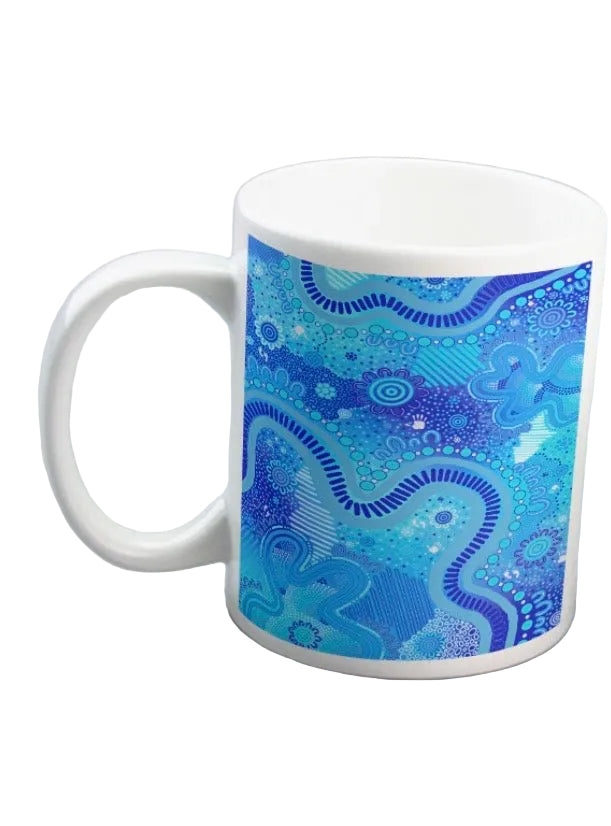 “Rivers Of Sky, Pathways Of Spirit” Satin Pyjama Bundle