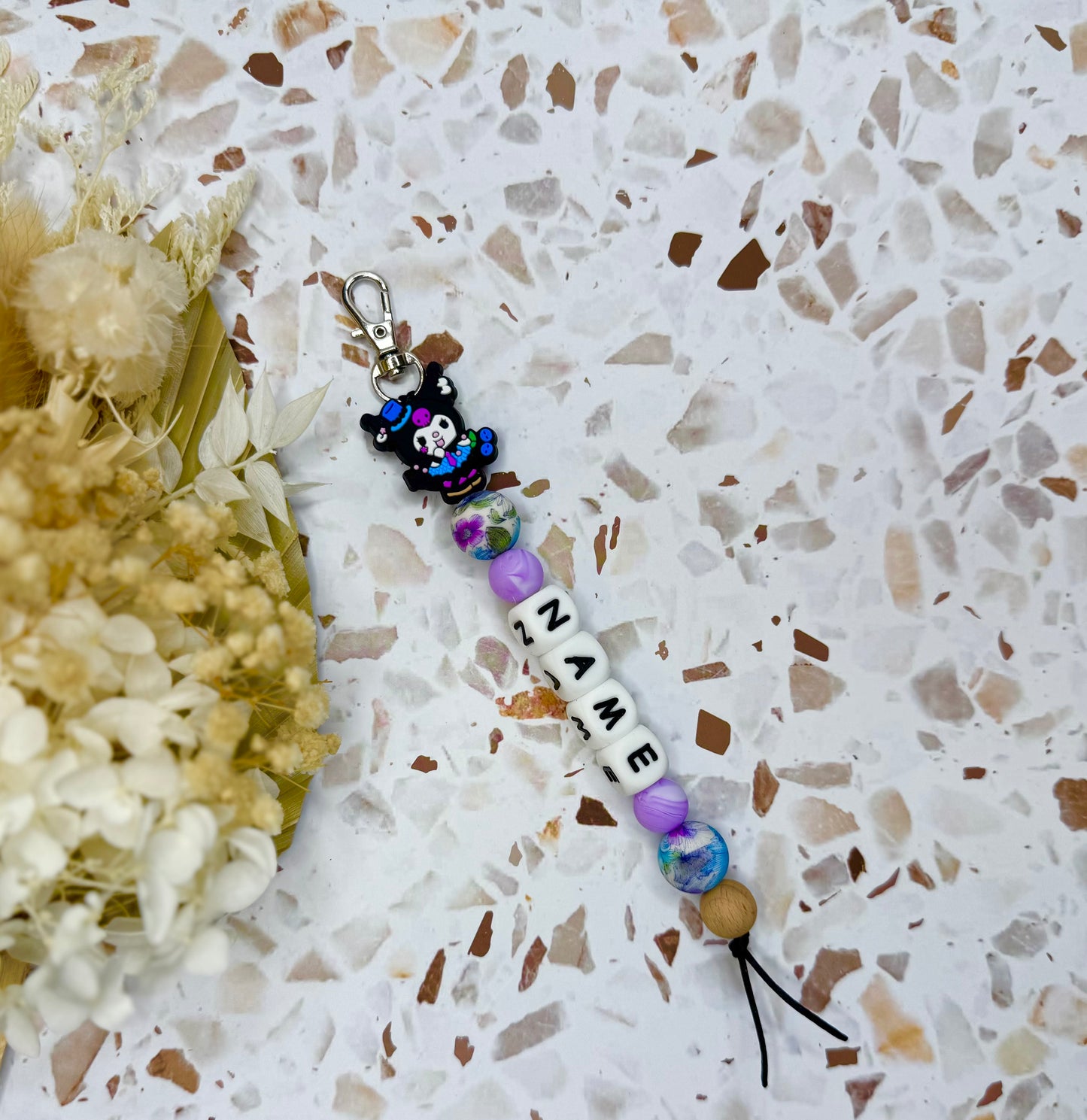 Kuromi Personalised Bag Tag