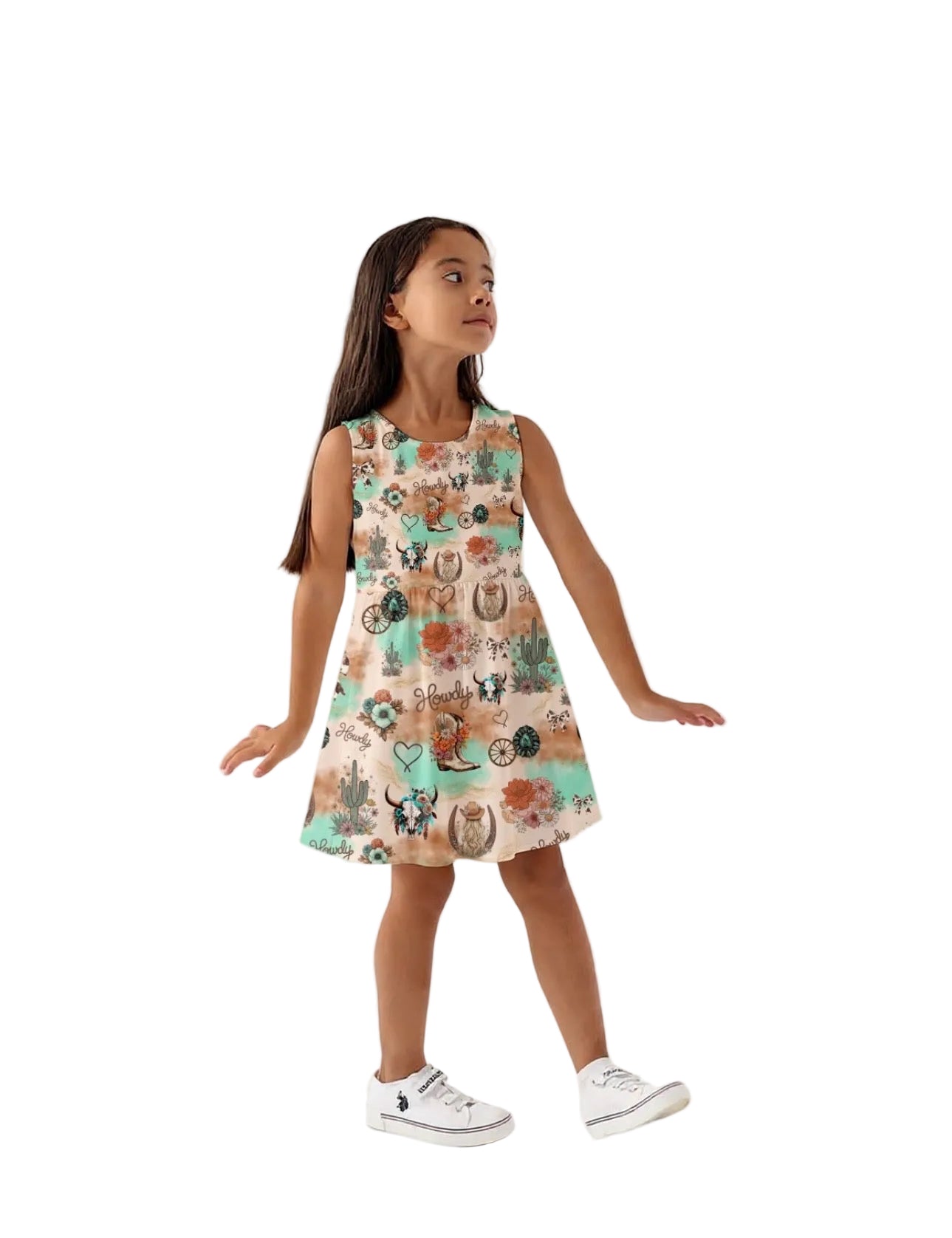 “Cow Girl” Kids Nanna Dress