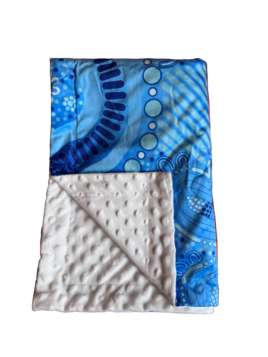 “Rivers Of Sky, Pathways Of Spirit” Baby Blanket