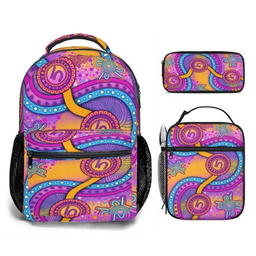 “Walking Together On Country” (Pink) Back Pack Set