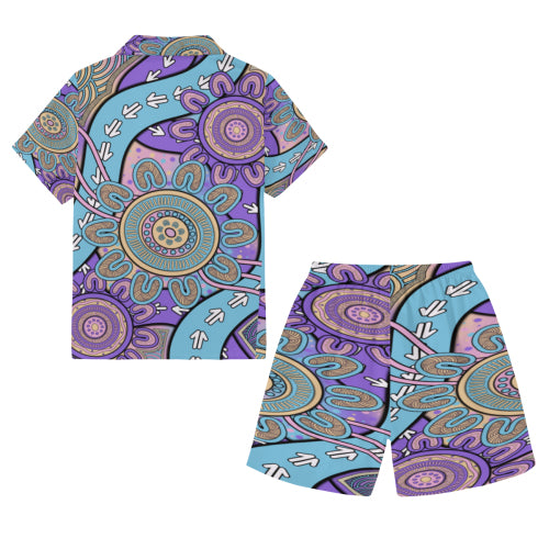 “The Flow Of Connection” Kids Cotton Pyjama Set