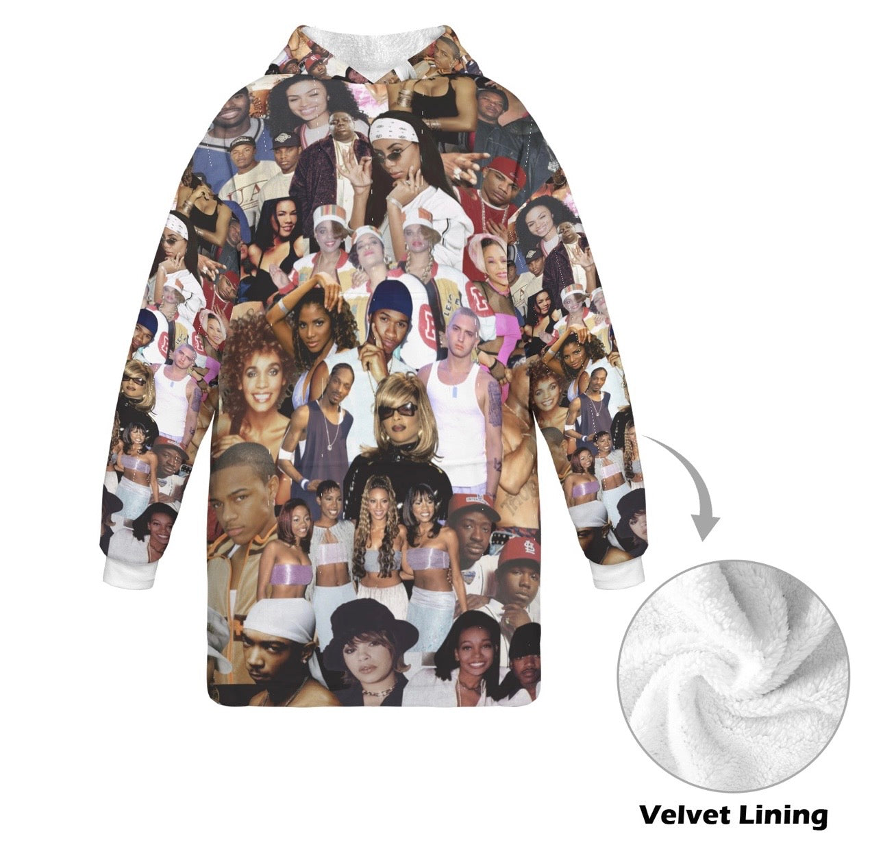 “RnB” Kids Oversized Hoodie