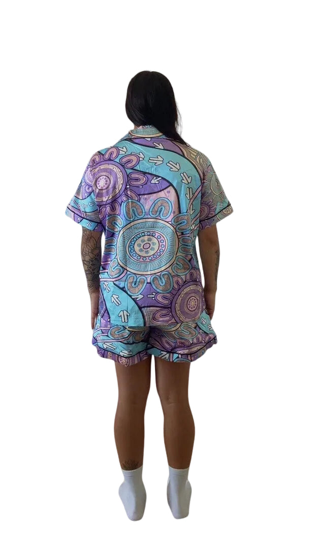 “Flow Of Connection” Satin Pyjama Bundle